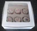 6 Hole Cupcake Box - pk of 3